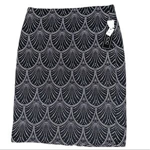 NWT!! NY Clothing Co. • Black & White Skirt | M